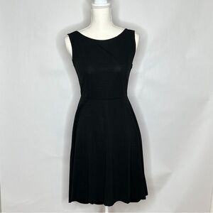 Simple Fun Black High Low Sleeveless Knit Dress Size S